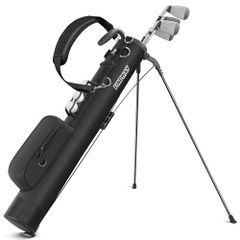 Findway Golf Stand Bag, Holds 7-8 Clubs, Self-Standing, Lightweight (Approx. 990g), Unisex, Handheld & Shoulder Bag, Suitable for Driving Ranges and Short Courses, Beginners and Experienced Golfers.