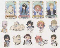 [Used] Sticker Set of 14 Types "SPY×FAMILY Summer Vacation Event in Yokohama Hakkeijima Sea Paradise"Dice Die-cut stickers