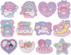 【中古】シール・ステッカー 全12種セット 「サンリオキャラクターズ リトルツインスターズ トレーディングキラキラステッカー」