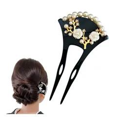 【在庫セール】髪飾り かんざし 和装 パール 留袖/バチ型/浴衣/着物