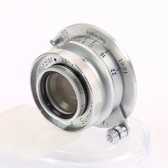 山崎ズマール】Summar 50mm/F2 ライカ Lマウント 整備証明書あり
