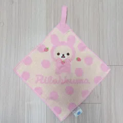 レトロ いちご うさぎ コリラックマ ハンドタオル