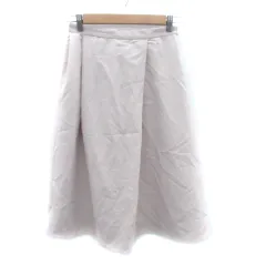 ロペピクニック ROPE Picnic フレアスカート ミモレ丈 40 L ピンク /HO3