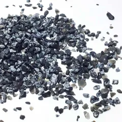 ビーズクラブ 天然石 スノーフレークオブティシアン さざれ石 No.02 50g パワーストーン レジン デコ サザレ 浄化 穴なし 小粒 インテリア ストーン パーツ セット ビーズ