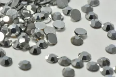 1440粒 12ダース ラインストーン シングルカット シルバー 3mm 平底 デコ レジン ネイル パーツ ビーズクラブ