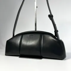 極美品 ADD CULUMN アドカラム PUFF CLASP CLUTCH バッグ ショルダーバッグ クラッチバッグ レザー 黒のサムネイル