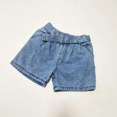 ベベスプーン ベルト デニム ハーフパンツ M 110号