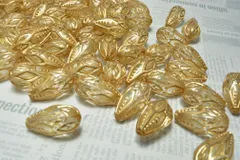 4個 デザイン アクリル ビーズ ドロップ クリア 20mm ピアス イヤリング パーツ ネックレス ハンドメイド DIY ビーズクラブ
