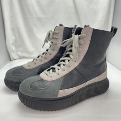 PRIDE 厚底スニーカー レザー メッシュ レースアップ 38サイズ - メルカリ