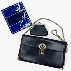 【真贋鑑定済み】Christian Dior ディオール ヴィンテージ チェーンショルダーバッグ ダークブラウン 濃茶 本革 レザー ゴールド金具 希少 レア オールド 正規品
