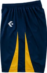 コンバース CONVERSE バスケット ゲームパンツ 新ルール対応品 ボトムス ユニフォーム ゲームウェア 吸汗 速乾 バスケ 部活 チーム クラブ 試合 大会 練習 トレーニング メンズ レディース  CB251801Y 2953 ネイビー×イエロー