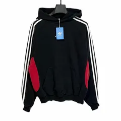 BALENCIAGA/M /ブラック /コラボパーカー /BALENCIAGA×adidas /型番715001のサムネイル