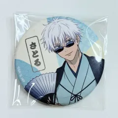 呪術廻戦 TAS 10周年ポップアップストア 起毛着物缶バッジ - 五条悟