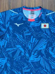 美品 Mizuno ミズノ 東京オリンピック JAPAN 日本代表 モデル ゲームシャツ ユニフォーム 2XL