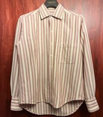 美品 Loro Piana リネン100% ストライプ 半袖シャツ L~XL - メルカリ