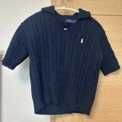 正規品 ポロ ラルフローレン 半袖 ケーブルニット
