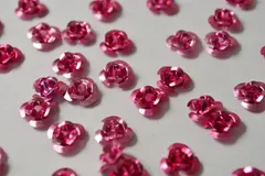ビーズクラブ アルミ薔薇 ピンク レジン 10mm 30個 ピアス イヤリング パーツ ハンドメイド