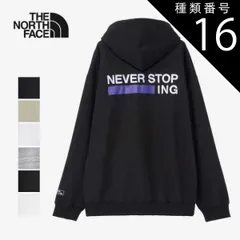 種類16：(W)ホワイト/L ザ・ノース・フェイス パーカー THE NORTH FACE NT12443 ネバーストップアイエヌジー フーディ ユニセックス メンズ レディース スウェット 長袖 UVカット リサイクル素材 メッセージ入り 親子コーデ アウト