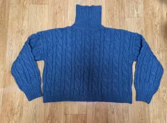 NICK&NICOLE タートルネック ケーブル ニット