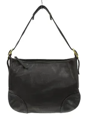コーチ COACH レザー ショルダーバッグ 9218 ブラック BAG パンチングレザー トート カバン 肩掛け鞄