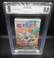 BGS 9.0 ワンピース ONE PIECE 104巻 Vol.104 Dust jacket 9.2 初版 1st Printing Beckett Graded マンガ Manga 鑑定済 漫画 JUMP 週刊少年ジャンプ 尾田栄一郎 帯付き Obi