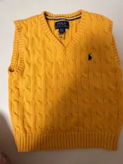 ポロラルフローレン ケーブル ニット ベスト 3T