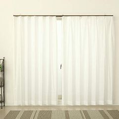 MUJI リネンカーテン 幅124×丈187cm 1枚 ホワイト - メルカリ
