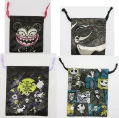 【中古】バッグ 全4種セット 巾着アソート 「一番くじ ティム・バートン ナイトメアー・ビフォア・クリスマス」 F賞
