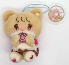 【中古】ぬいぐるみマスコット・ぬいぐるみバッジ ラテ ドーナツデザインマスコット2 「mikko×サンリオキャラクターズ」