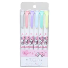 新品 マイメロディ[カラーマーカー]マイルドライナー6色セットサンリオ