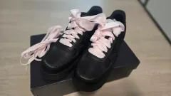 ナイキ エアフォース1 ブラック ピンク