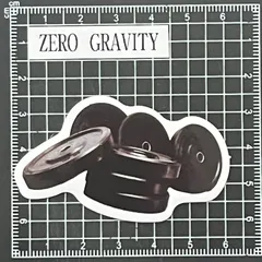 A216　筋トレ・フィットネス防水ステッカー ZEROGRAVITY
