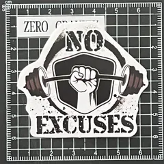 A207　筋トレ・フィットネス防水ステッカー ZEROGRAVITY