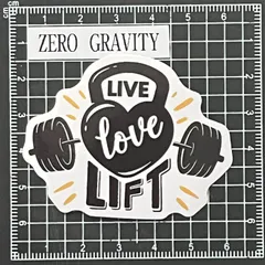 A238　筋トレ・フィットネス防水ステッカー ZEROGRAVITY