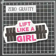 A237　筋トレ・フィットネス防水ステッカー ZEROGRAVITY
