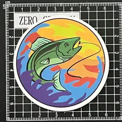 A331　釣り・フィッシング防水ステッカー ZEROGRAVITY