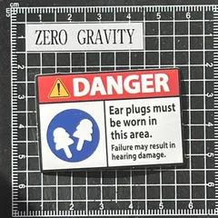 A417　インダストリアル警告系防水ステッカー ZEROGRAVITY