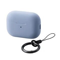 新着商品 エレコム AirPods Pro 2 第2世代 2022年 用 ケース シリコン カラビナ付き コネクターキャップ一体型 magsafe充電 ワイヤレス充電 対応 [やわらか素材でしっかり守る] ネイビー AVA-AP4SCNV