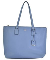 FURLA フルラ サリー ハンドバッグ ブルー 水色 Fチャーム - メルカリ