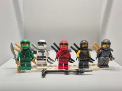 LEGOニンジャゴー 抵抗 柔道着 ミニフィギュア 5種 セット出品