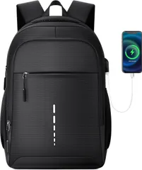 [BOKVEVE] リュック ビジネスリュック メンズ 大容量 軽量 USB ポ