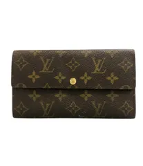 ルイ・ヴィトン 長財布 ポシェット ポルト モネ クレディ モノグラム M61725 レディース メンズ LOUIS VUITTON