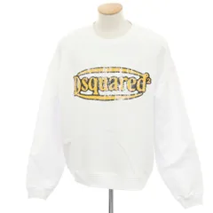 【新品】ディースクエアード DSQUARED2 コットン クルーネック スウェット ホワイト【サイズS】【メンズ】