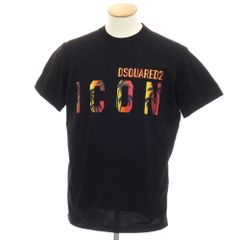 DSQUARED2 ICON メンズ ペイント サイズM Tシャツ ブラック - メルカリ