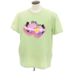 【新品アウトレット】ディースクエアード DSQUARED2 製品染め コットン クルーネック 半袖Ｔシャツ ライトグリーン【サイズXXXL】【メンズ】