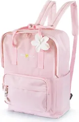 ROCONAILS リュック 20L 撥水 スクールバッグ 通学 女子 JK 可