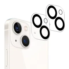 新品 KPNS いPhone 13 / 13 mimi カメラ 保護【2枚セット】 日本素材製 強化ガラス iPhone13 / iPhone13mini 用 カメラフィルム カバー 保護フィルム