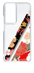 【新品未使用】 Xiaomi 12T Pro シャオミクリア ハードケース 和柄 着物柄 花柄 桜 なでしこ 梅 牡丹