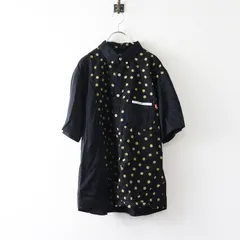 美品 河谷シャツ KAWATANI SHIRT K252-1208 メロディー Melody L/ブラック ドット 半袖 ブラウス サッカー ユニセックス【2400014491463】のサムネイル