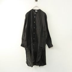 Veritecoeur ☆ラミーキャンブリックロングワンピースチャコールフリー